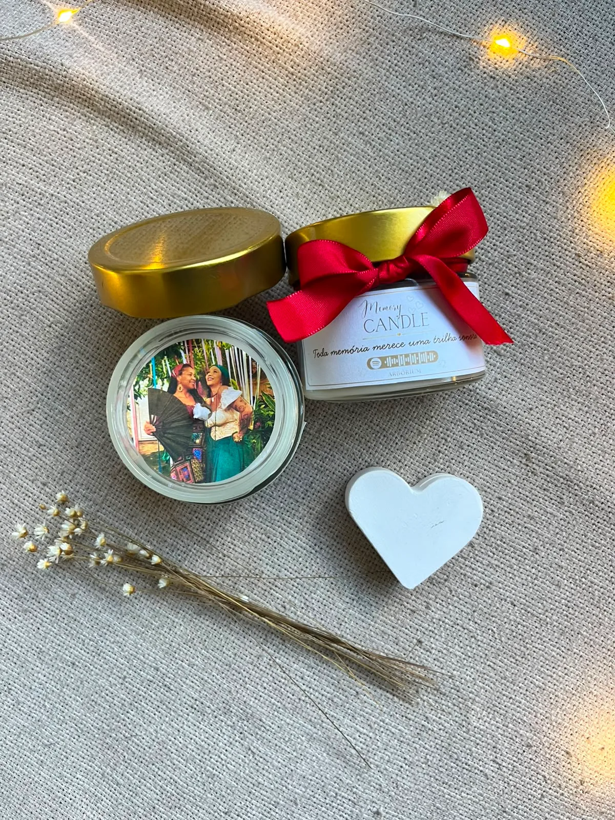 Memory Candle: Vela Artesanal personalizada