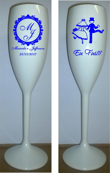Taça Champagne Personalizada Casamento