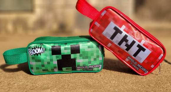 Estojo Minecraft