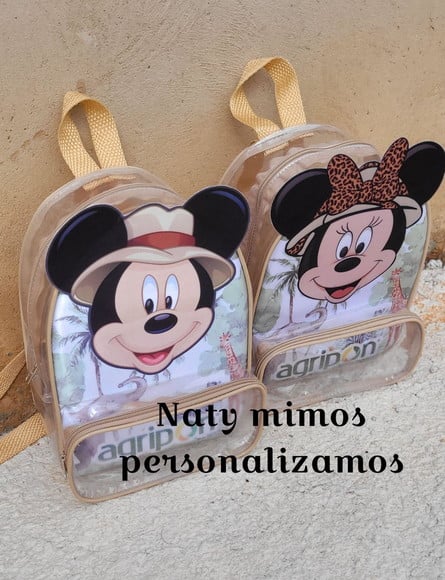 Mochila Mickey Safari 3d Bolso