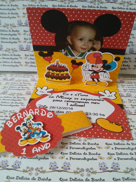 Convite Mickey
