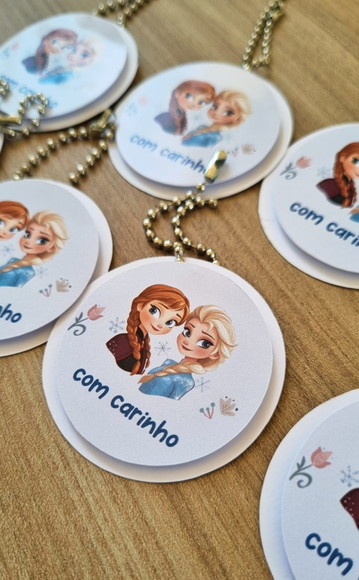 Lembrancinha Frozen Tag Frozen