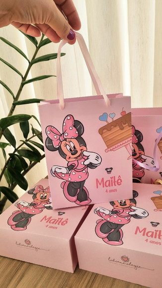 Sacolinha Minnie Confeiteira