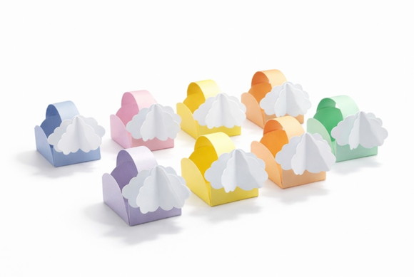 Forminhas Nuvens 3d Candy Color