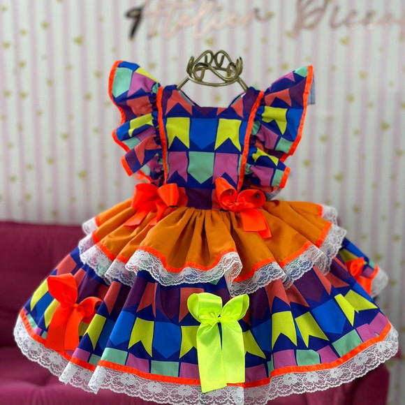 Vestido Junino Infantil