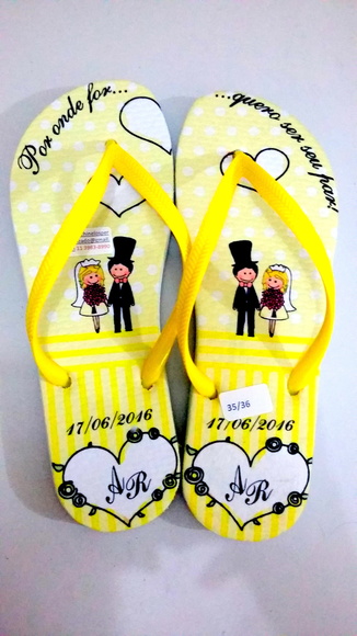 Chinelos personalizados