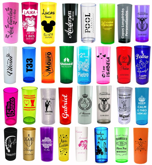 145 Copo Long Drink Personalizado Sólidas