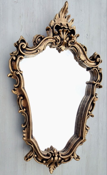 Espelho Decorativo Antique Ouro Velho