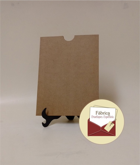 Envelope Luva 15x20cm - Papel Kraft
