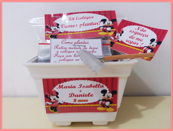 Kit Ecológico Jardineira Minie com Rastelo