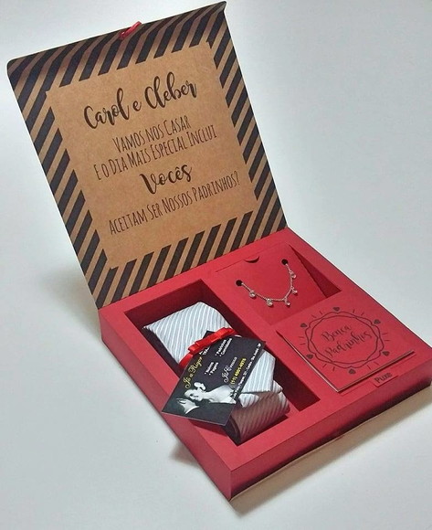 Caixa Madrinha Casamento Padrinhos Arquivo Corte Silhouette