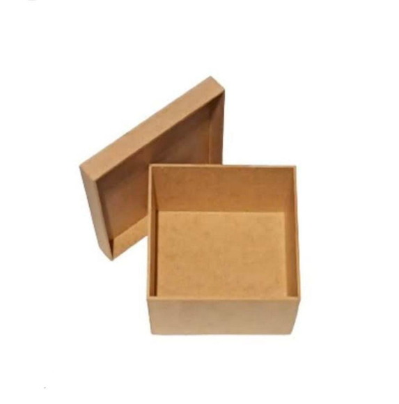 Caixa Tampa de Sapato Quadrada em mdf Baixa Lisa 15x15x6 cm