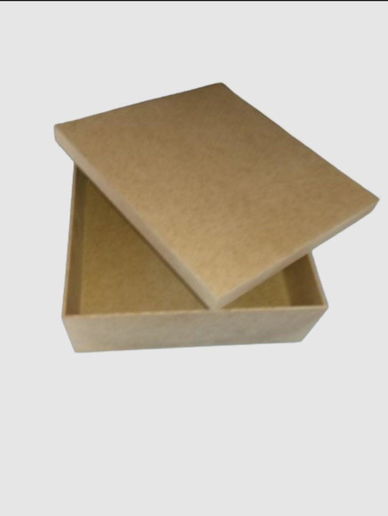 Caixa Tampa de Sapato Quadrada em mdf Baixa Lisa 17x17x5 cm
