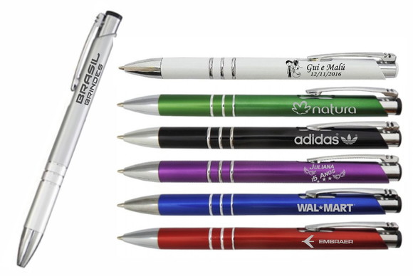 500 Caneta Personalizada com Sua Logo