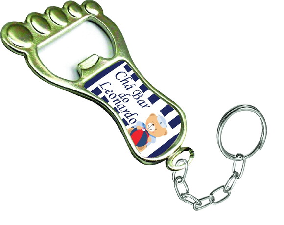Chaveiros Personalizados Abridor Pezinho