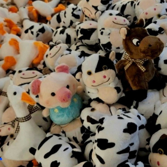 Kit 30 Fazendinha Cavalo, Baca e Porquinho