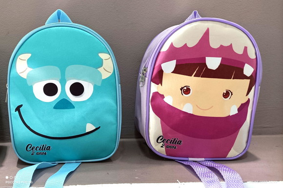 Mochila Personalizado Monstros S.a Lembrancinha