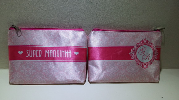 Necessaire Elegance Personalizada Madrinhas Tons Pasteis