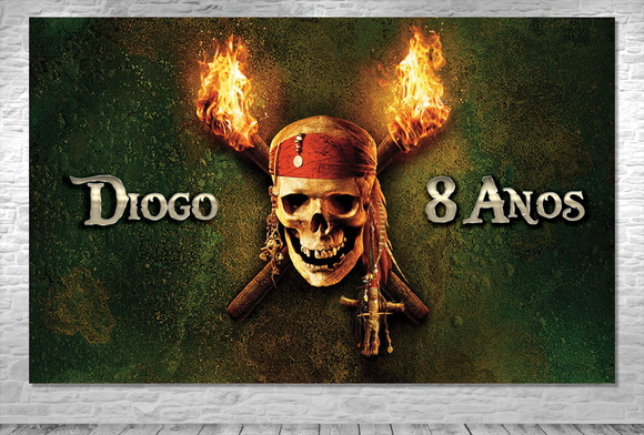 Painel Festa Tema Piratas