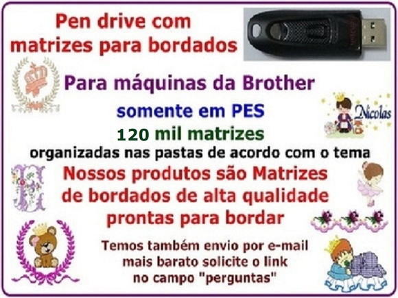 Matriz Bordado Pes c/ 120 Mil Matrizes
