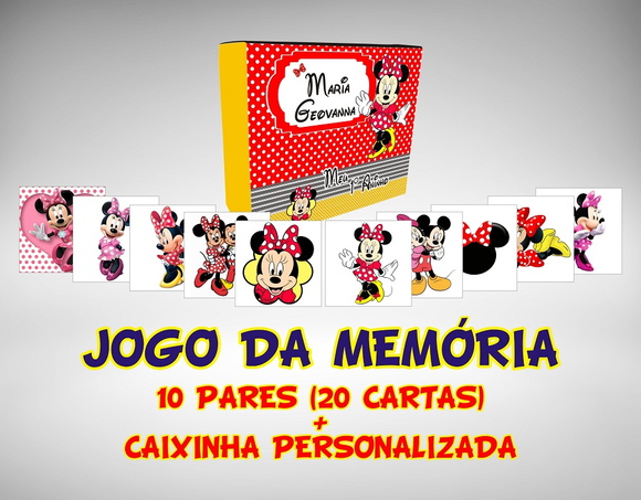 Jogo da Memória da Minnie