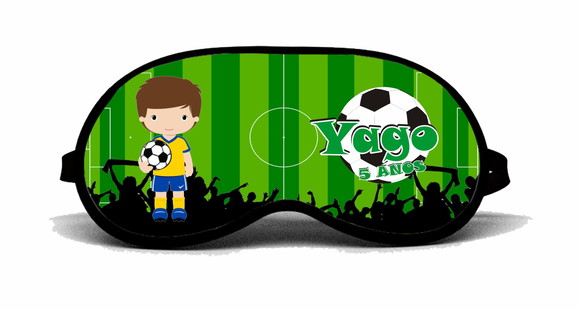 Máscara de Dormir Tapa Olhos Futebol