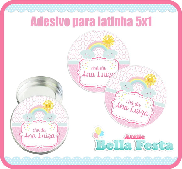 Adesivo para Latinha 5x1