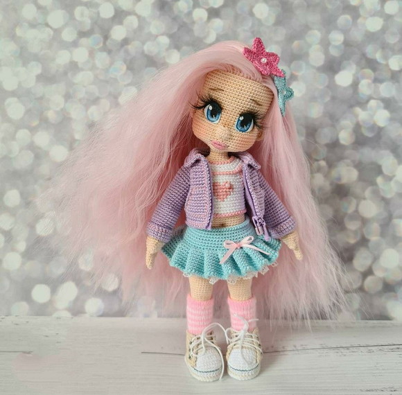 Boneca LoL Amigurumi- Receitas de amigurumi em PDF português