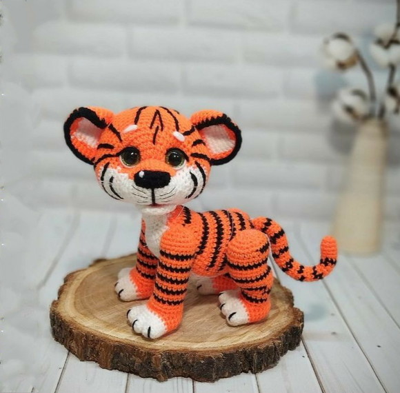 Receitas em PDF- Tigre Amigurumi