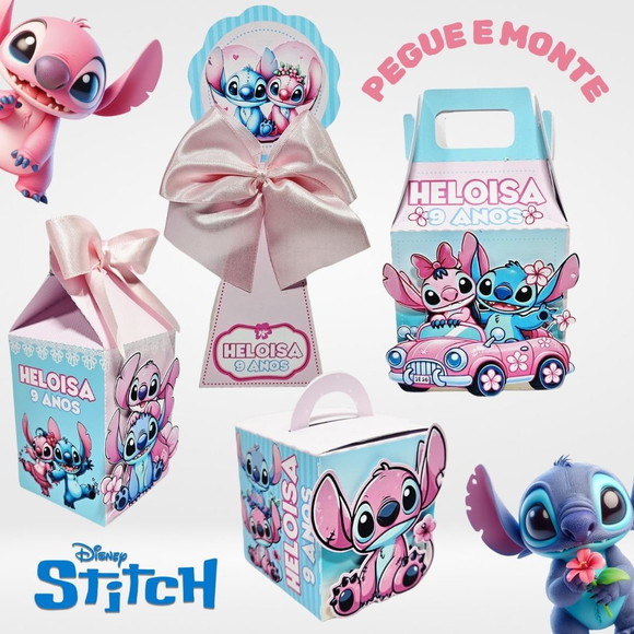 Kit Pegue e Monte Stitch - 20 Peças