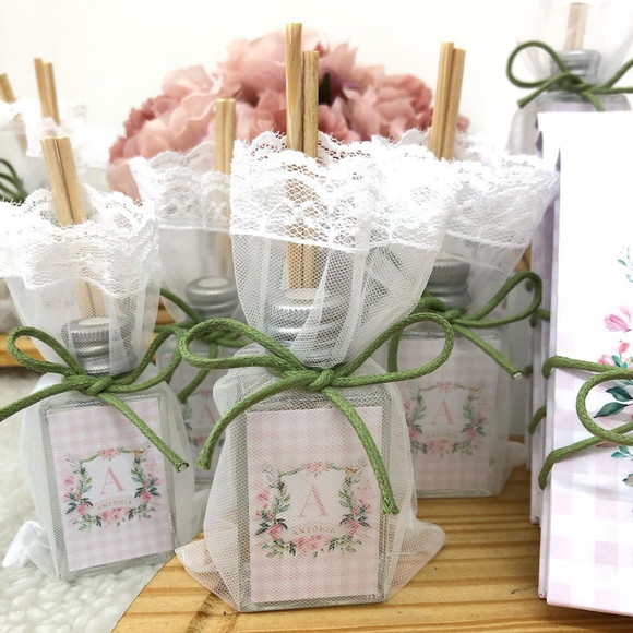 Lembrancinha Difusor com Organza
