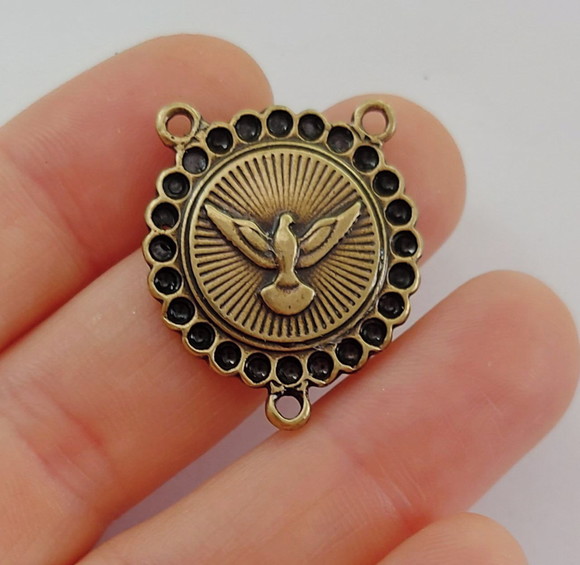 10 Entremeios Divino Espirito Santo sem Strass em Ouro Velho