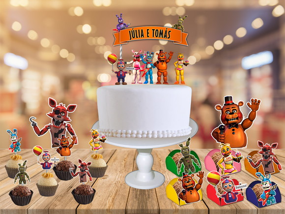 kit festa fnaf - Five Nights at Freddys
