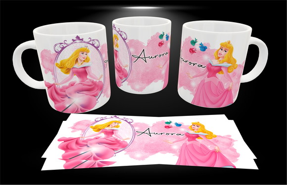 Arquivo Digital Caneca Princesa Aurora