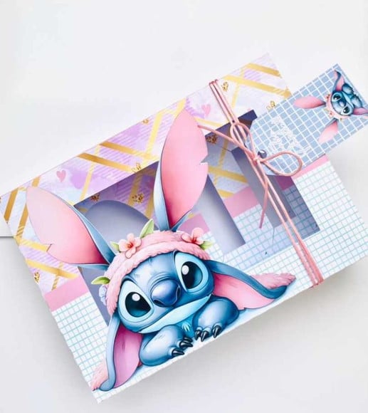 Kit Mini Confeiteiros Páscoa Lilo e Stitch - Arquivo Digital