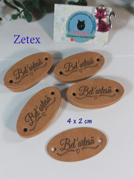 Zetex Oval /4 x 2 cm / 100 Unidades