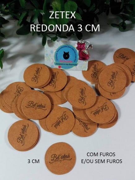 Zetex / Redonda 3 cm /50 Unidades
