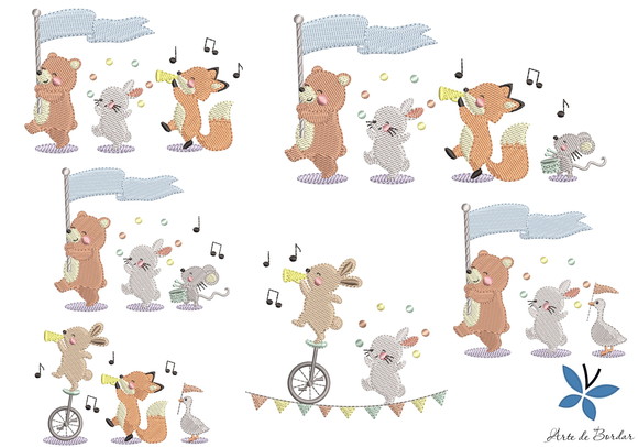 Matrizes de Bordado - Coleção Animais 002