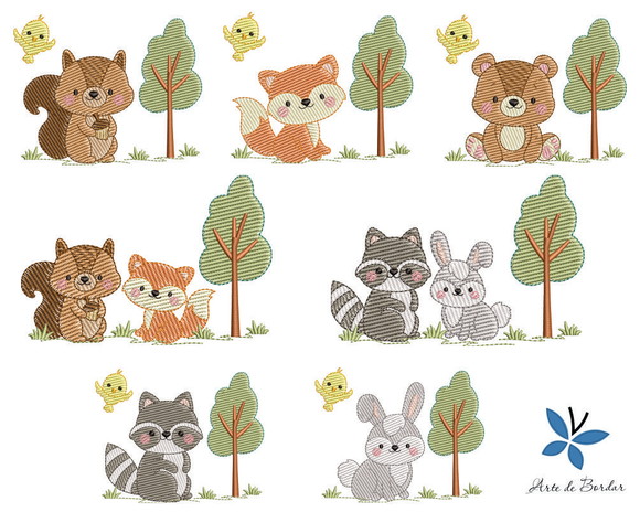 Matrizes de Bordado - Coleção Animais 038