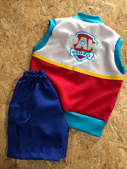 Fantasia Ryder Patrulha Canina Personalizado