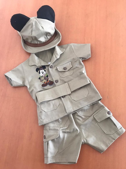 Fantasia Safari Mickey Luxo (com Orelhas)