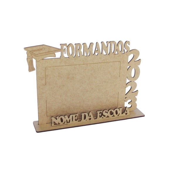 Lembrança Formatura Porta Retrato Personalizado mdf Cru
