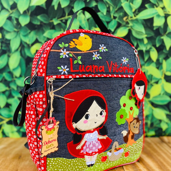 Kit Escolar Personalizado Chapeuzinho Vermelho