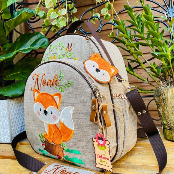 Mochila de Maternidade Raposa