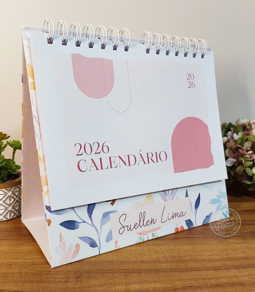 Calendário de Mesa Personalizado