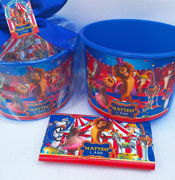 Kit Cinema - Circo Madagascar