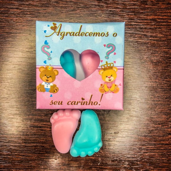 30 Lembrancinha Chá Revelação, Chá de Bebê, Chá/fraldas A11