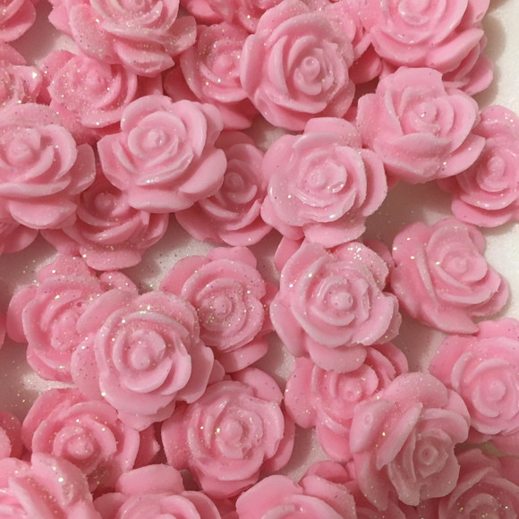 50 Mini Rosinhas em Sabonete Lembrancinhas Dia da Mulher
