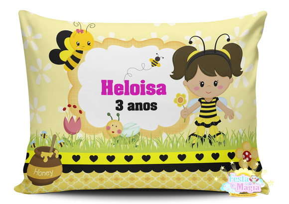 Almofada Personalizada Abelhinha
