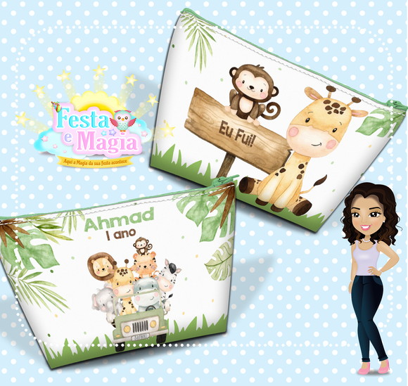 Necessaire Personalizada Safari